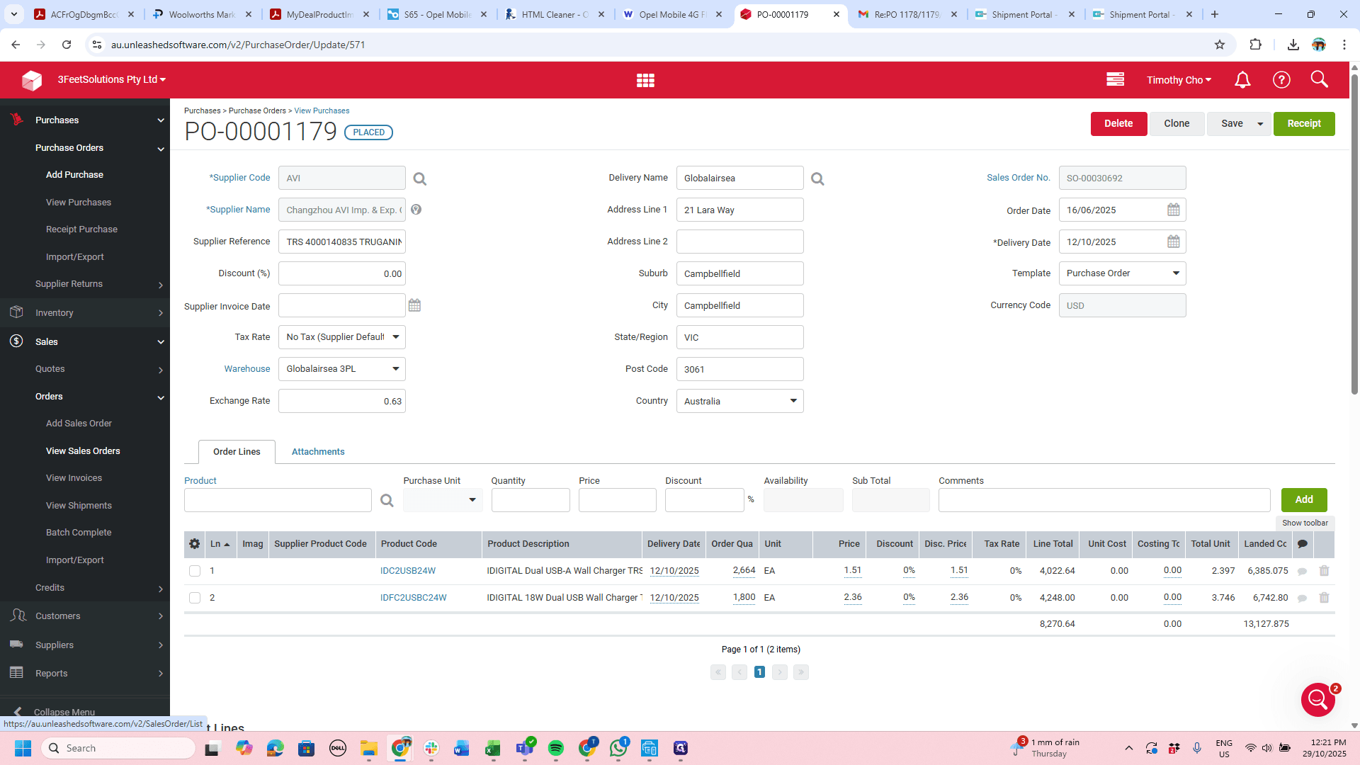 Step #12: Click on "View Sales Orders"