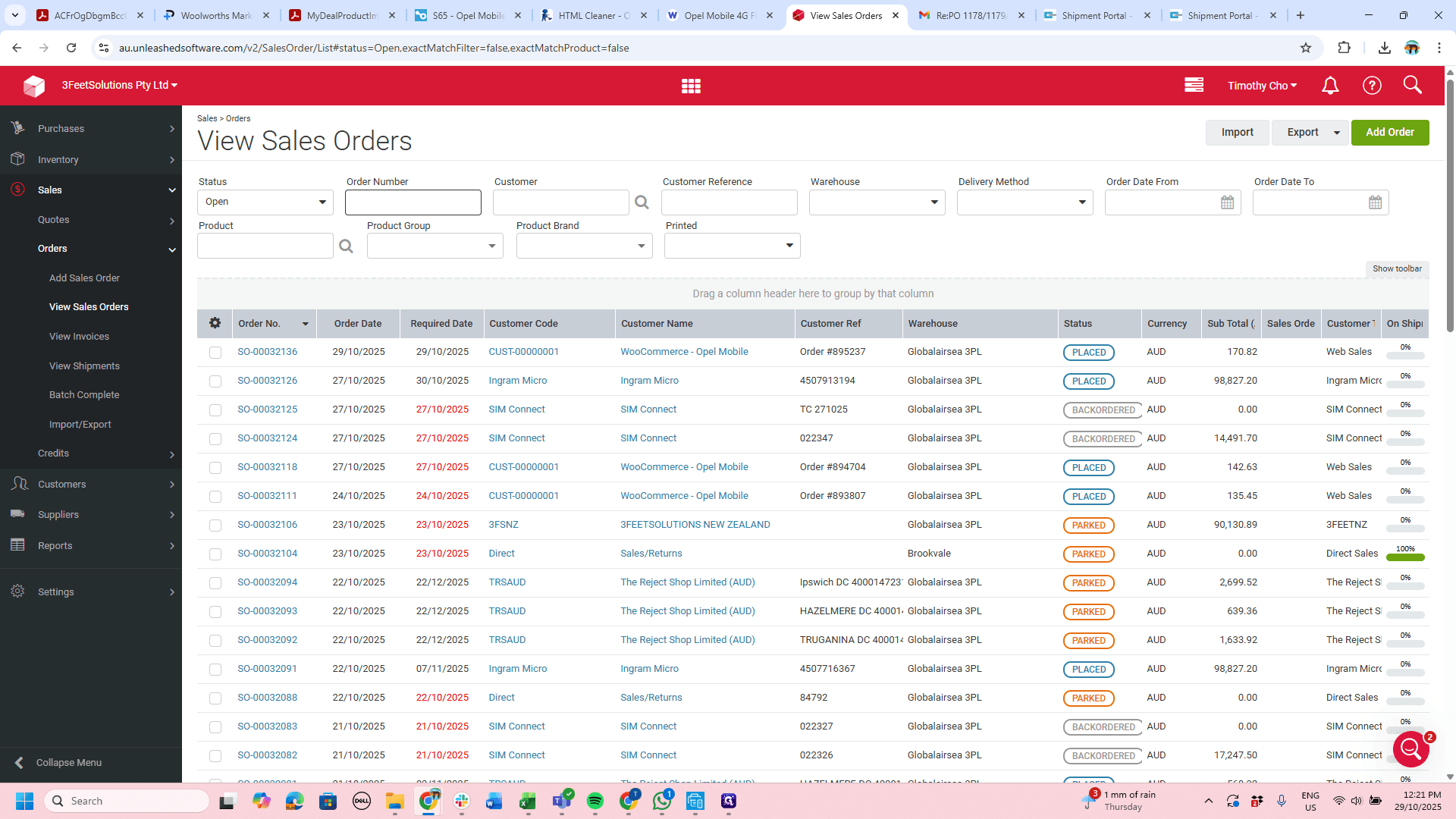 Step #13: Right-click on "Customer Reference"