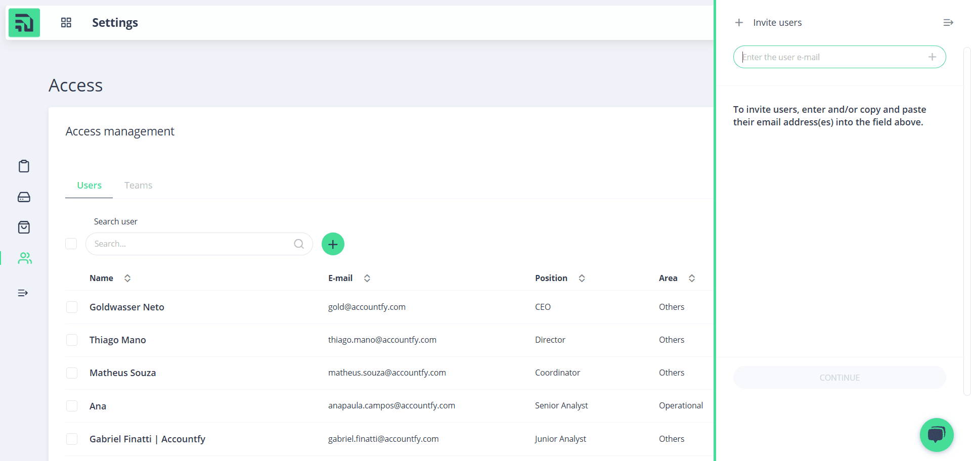 Step #4: Preencha o endereço de e-mail dos usuários a serem convidados