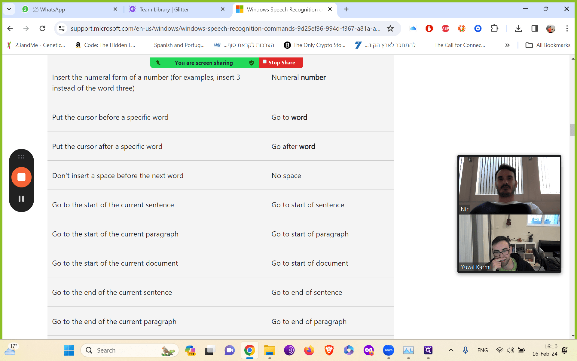 Step #15: Click "No space"