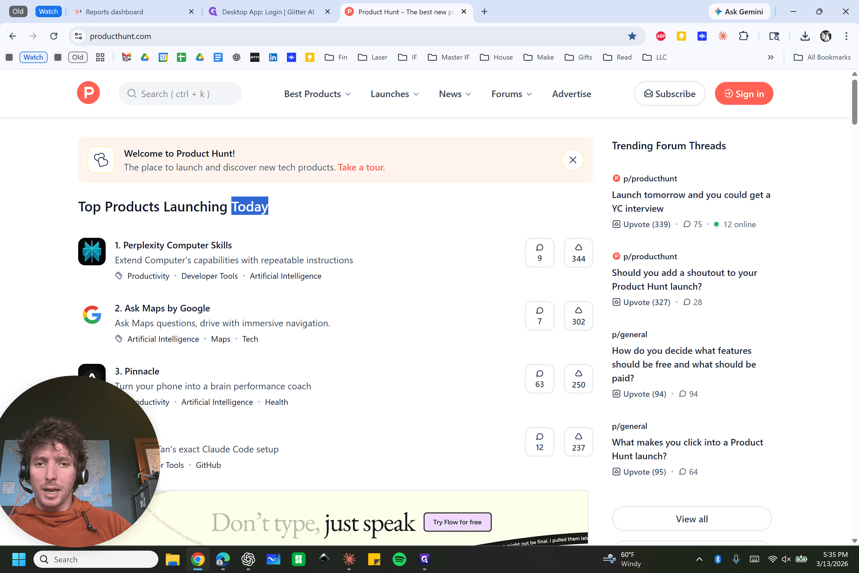 Step #2: Double-click on "roducts Launching Today"