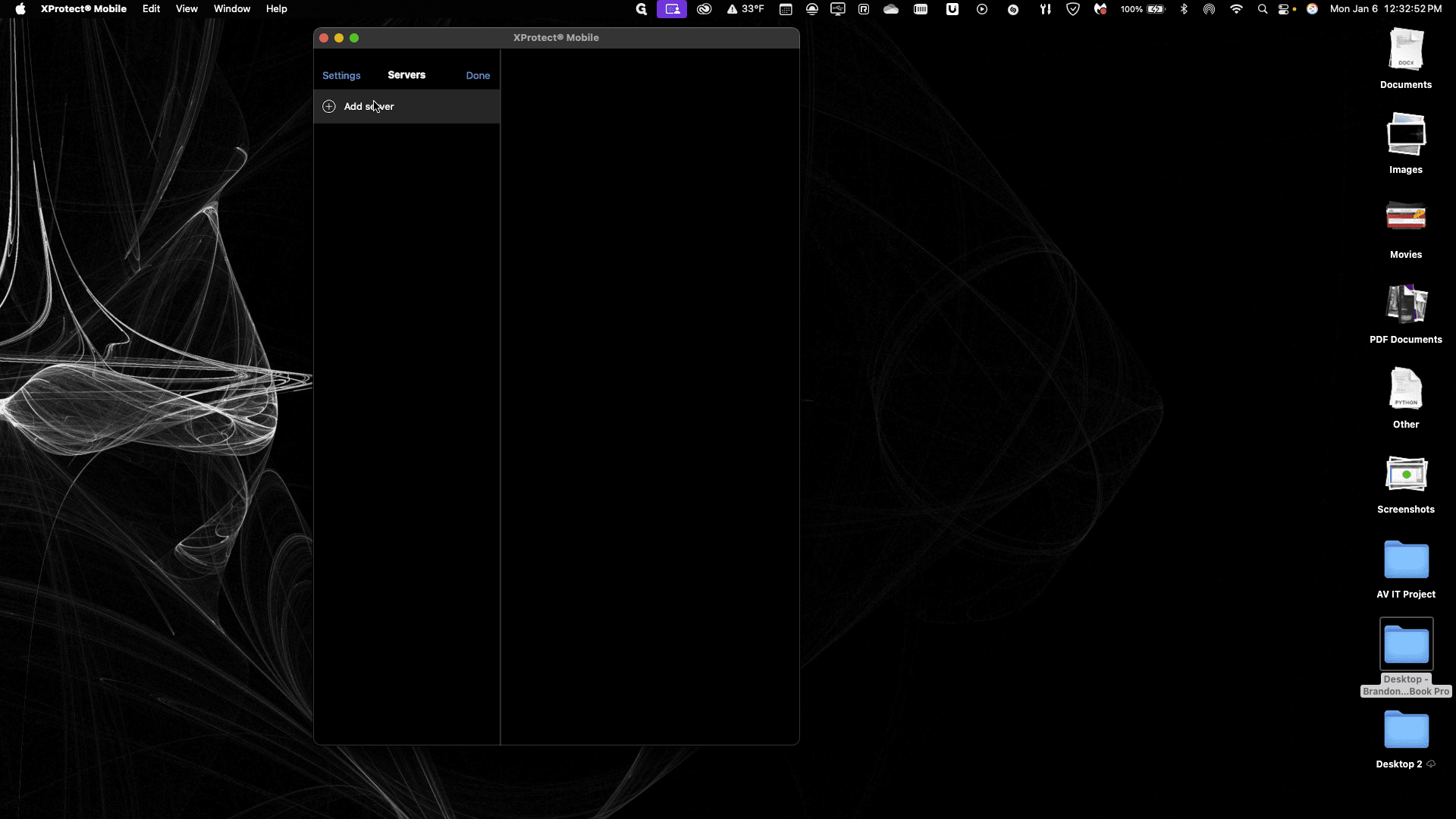 Step #2: Click on "+ Add sever"