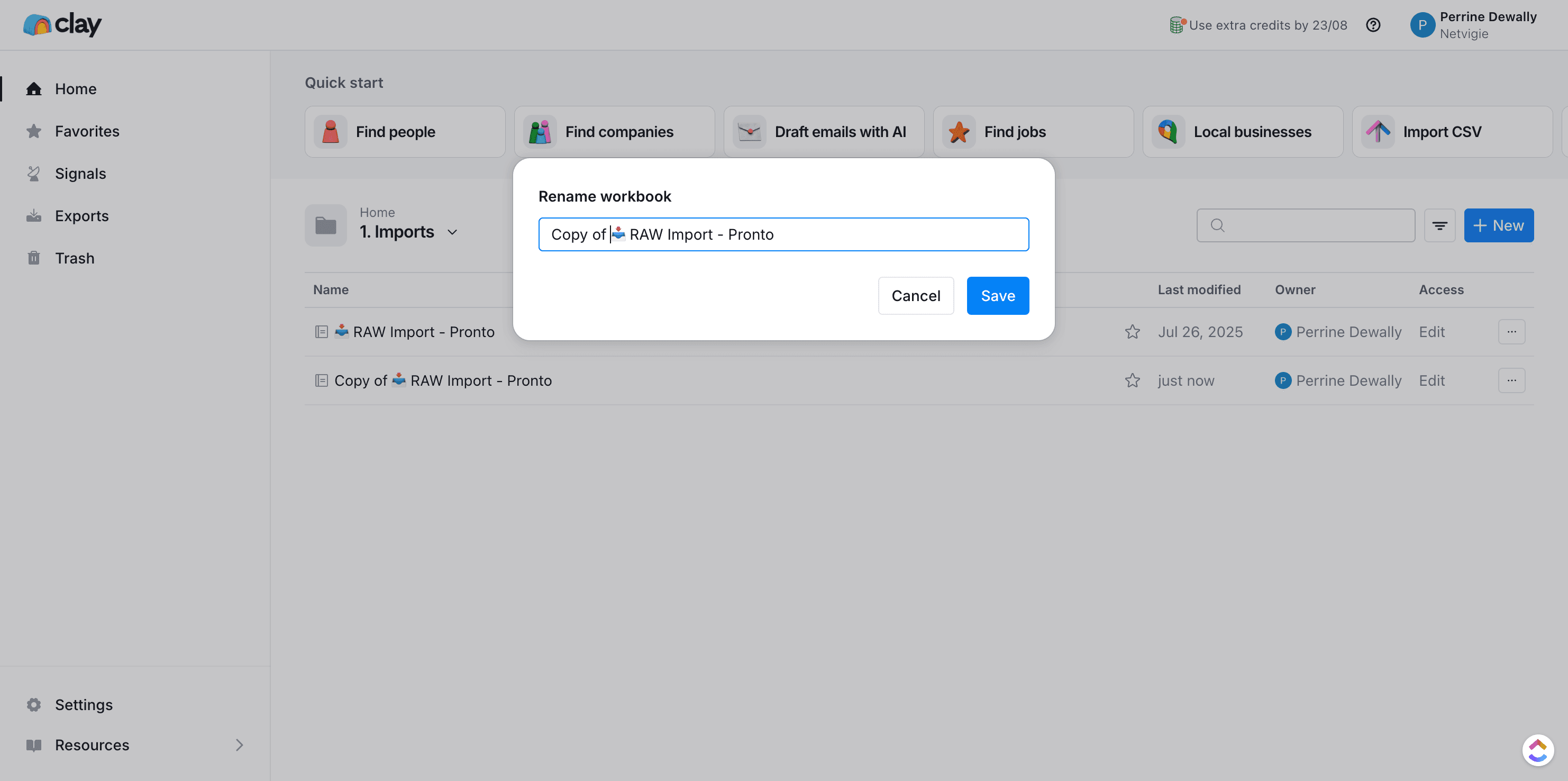 Step #11: Cliquez sur "Copy of"