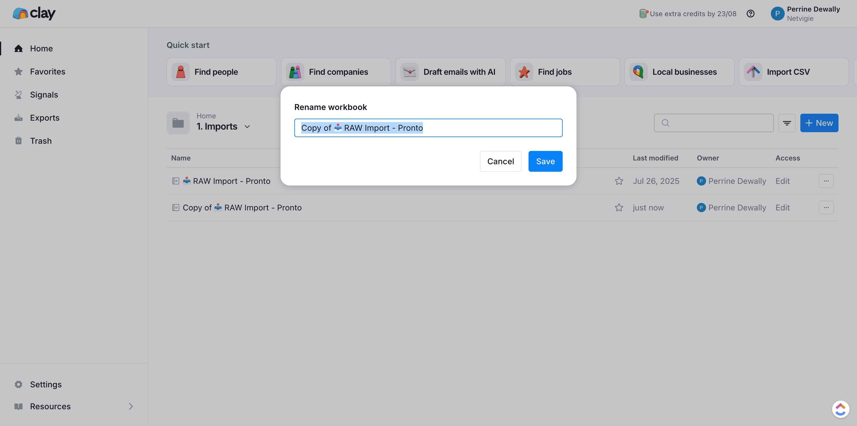 Step #10: Cliquez sur "Copy of"