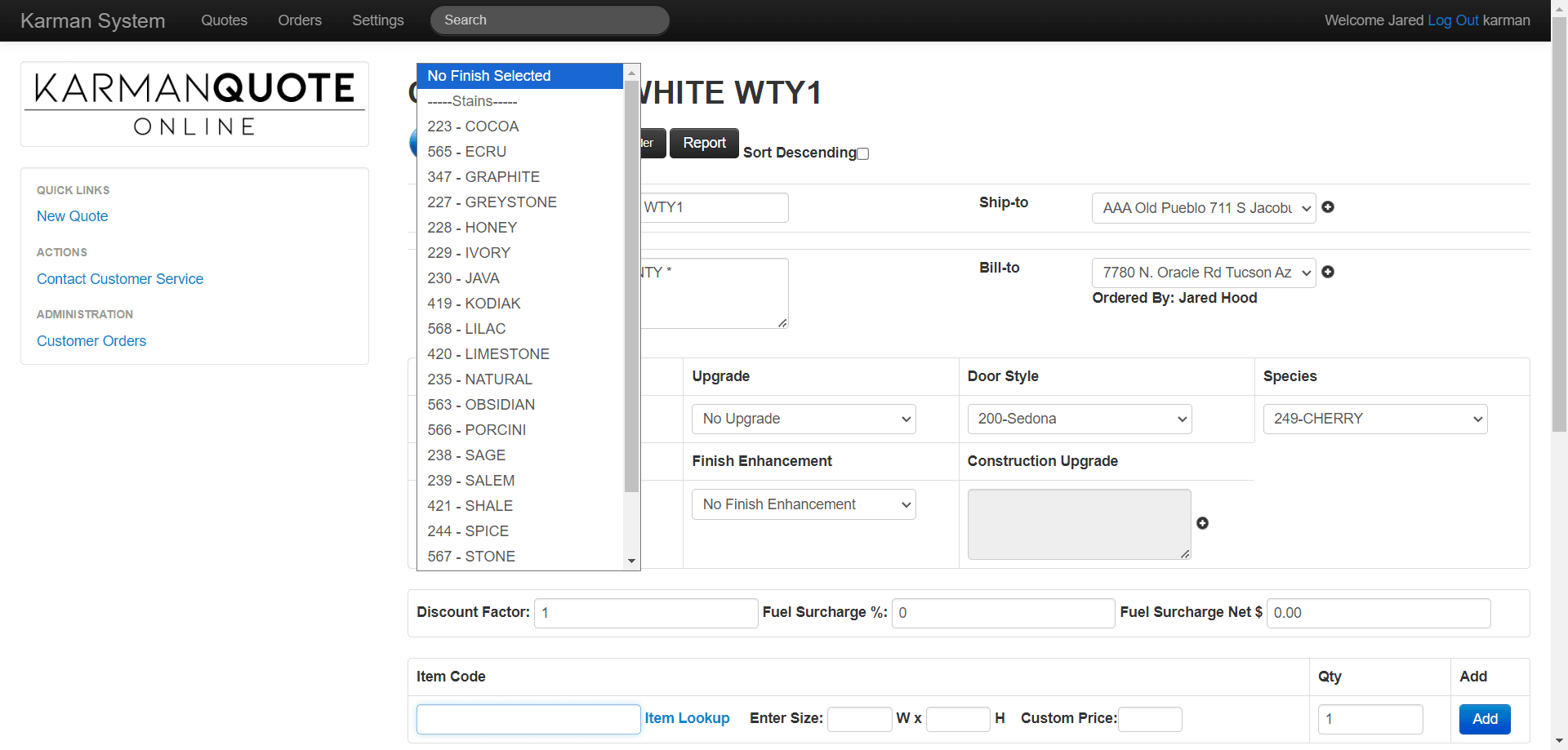 Step #11: Click "Finish" and select the appropriate finish from the drop-down