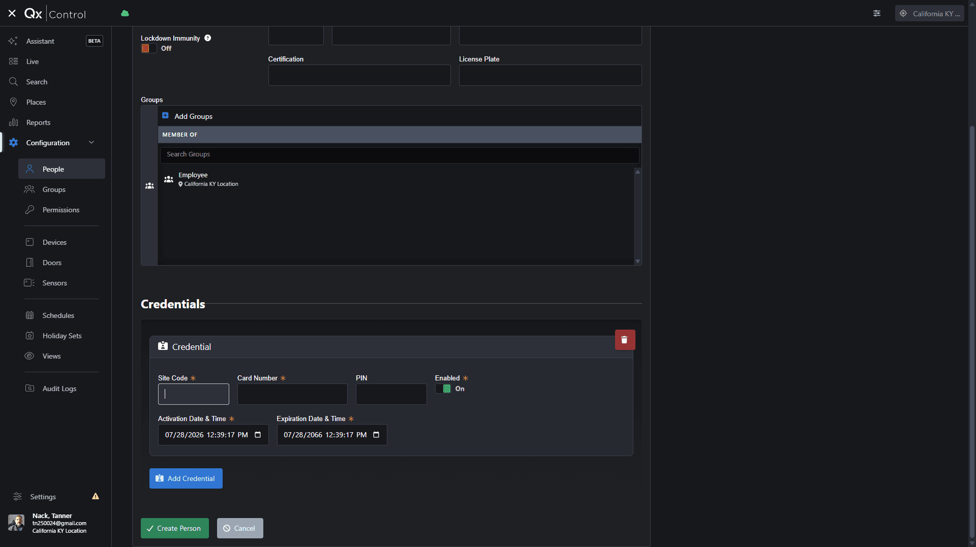 Step #12: Right-click in the Site Code field and paste the copied card value.