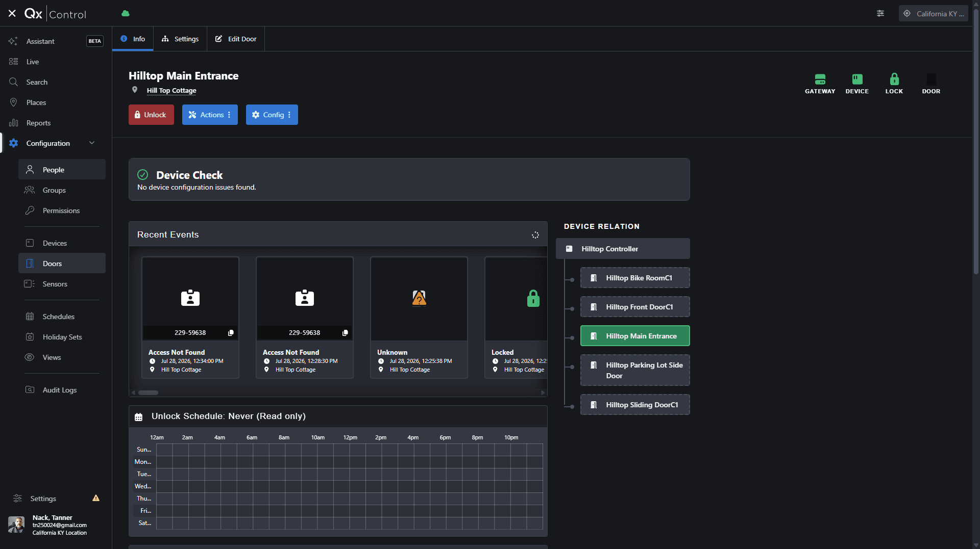 Step #5: Click People in the left navigation menu.