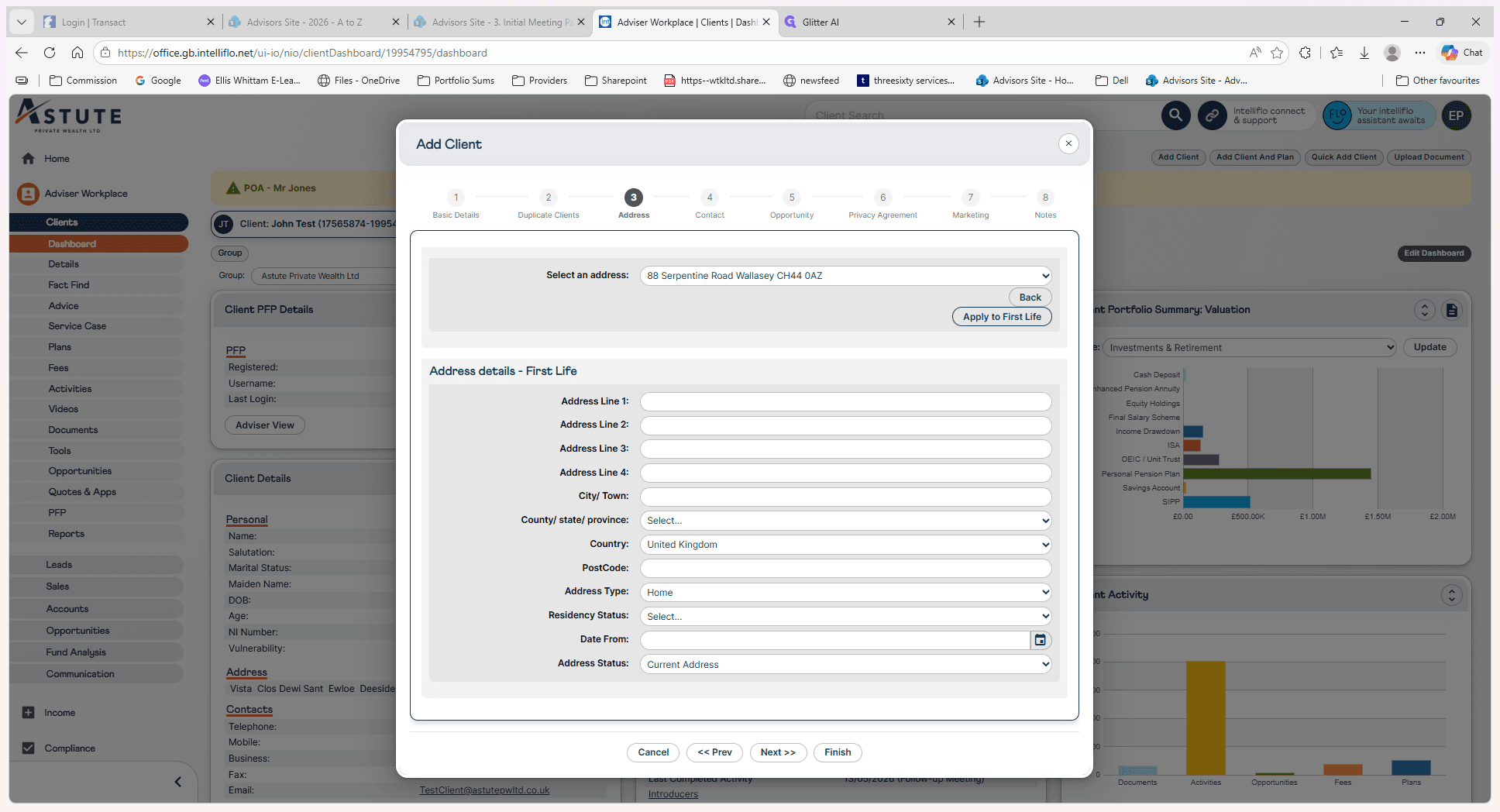 Step #7: Click Apply to First Life to confirm the residential address.