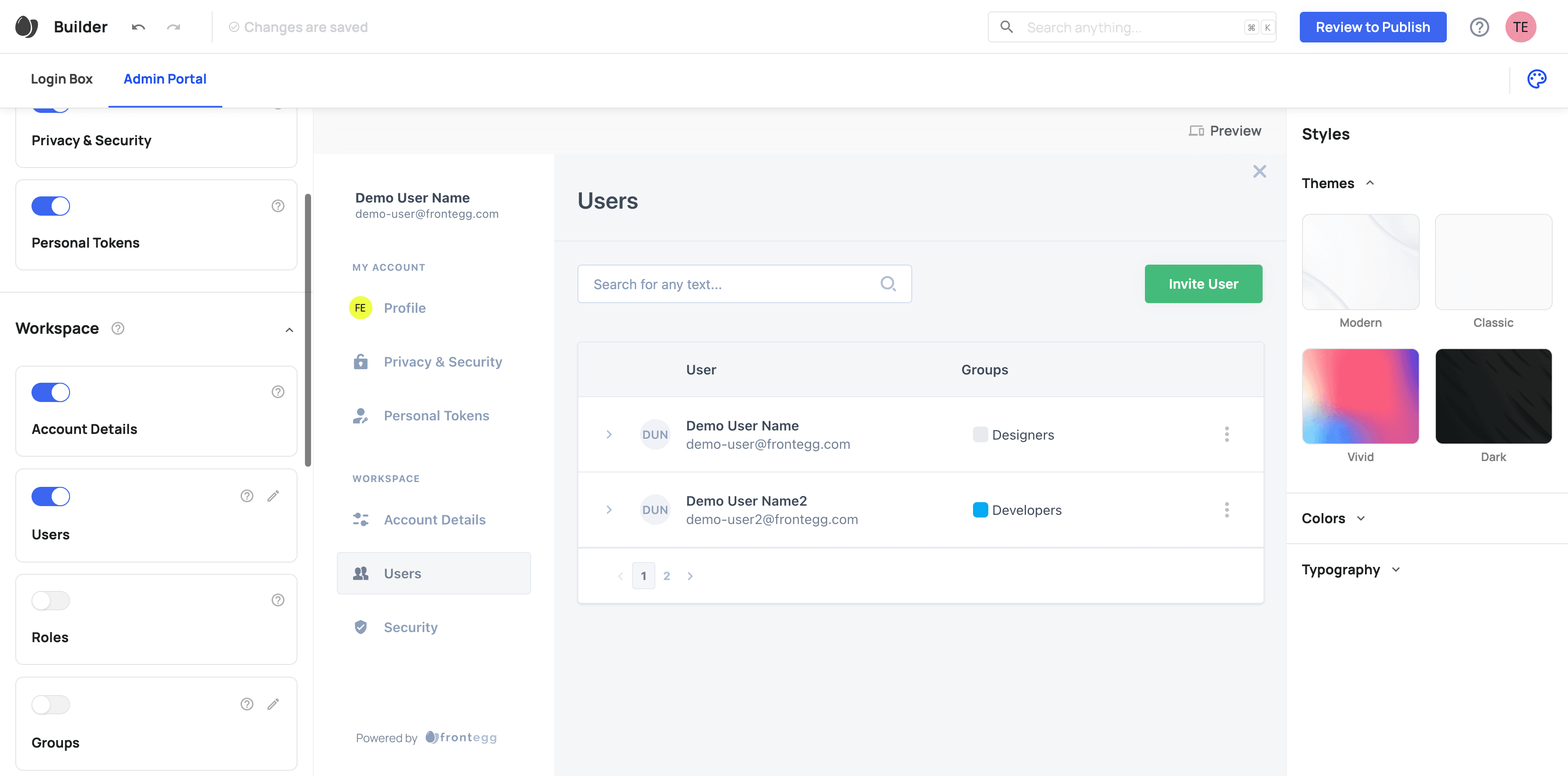 Step #6: Click on "Roles"
