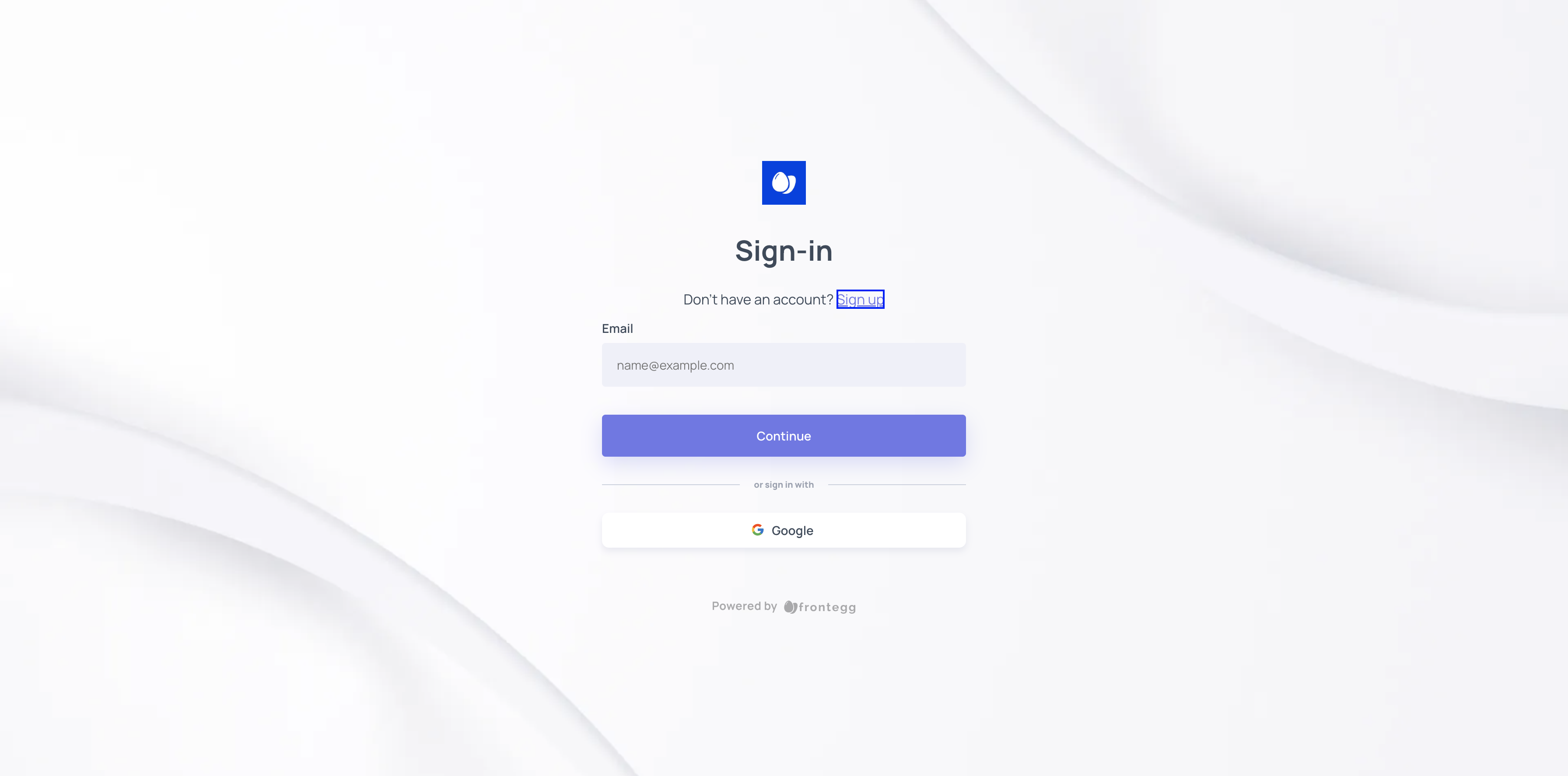 Step #38: Click on "Don't have an account ? Sign up"