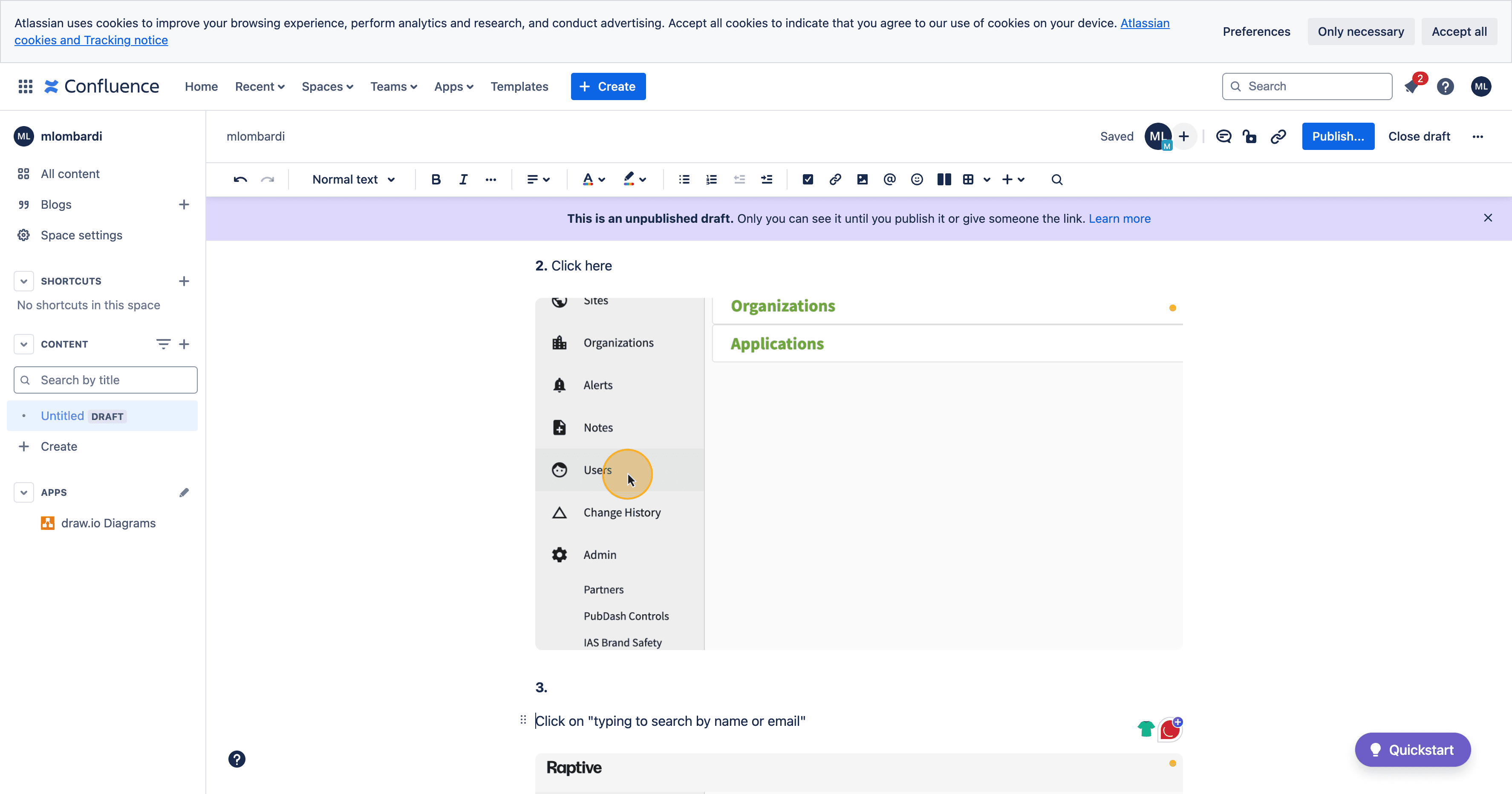 Step #12: Click on "Click on " typing to search by name"