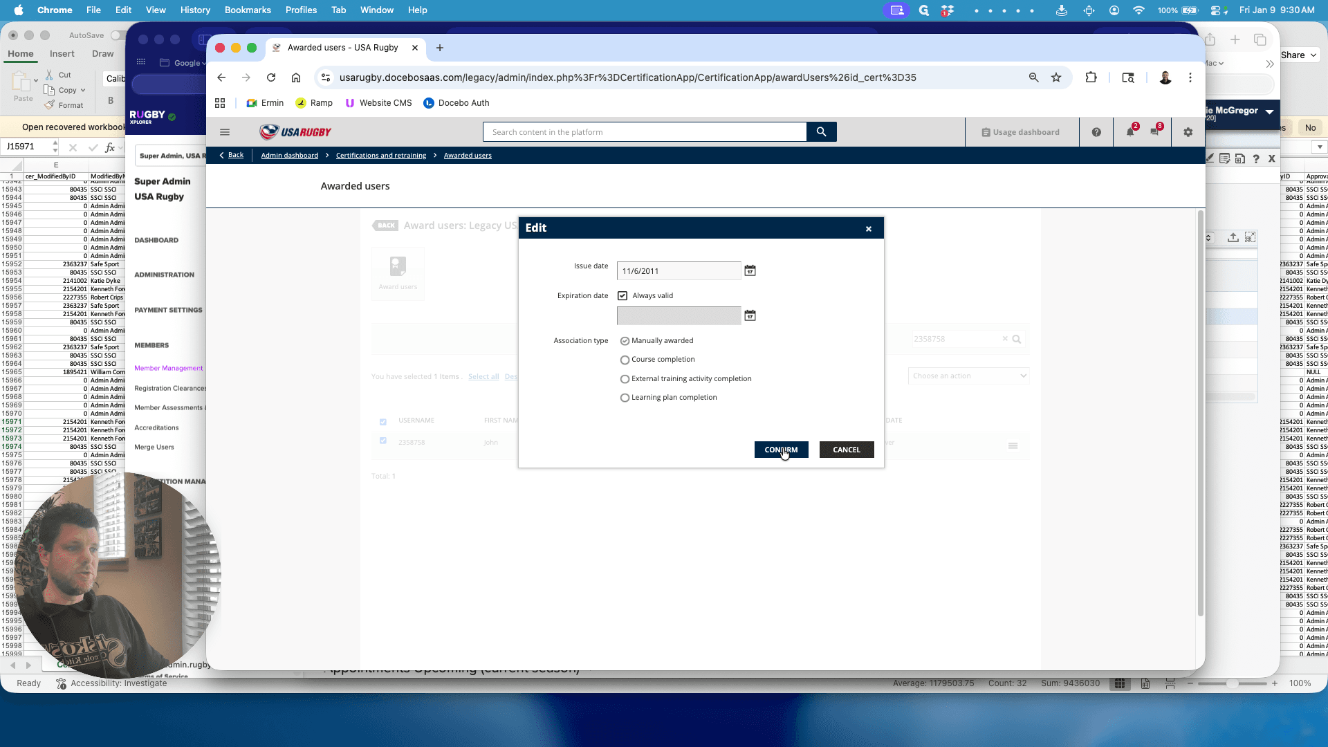 Step #58: Click on "CONFIRM"