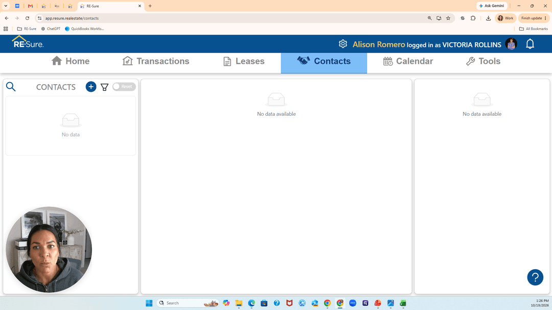 Test Corrections Example Import and Create Contacts in RE-Sure