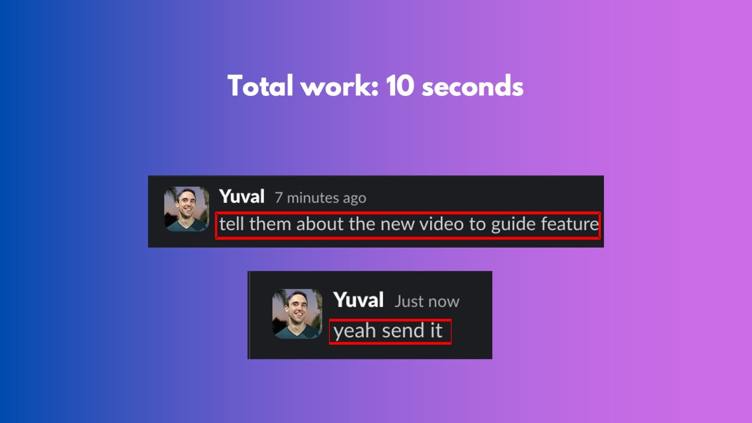Result: complete customer support response generated in just 10 seconds of human input