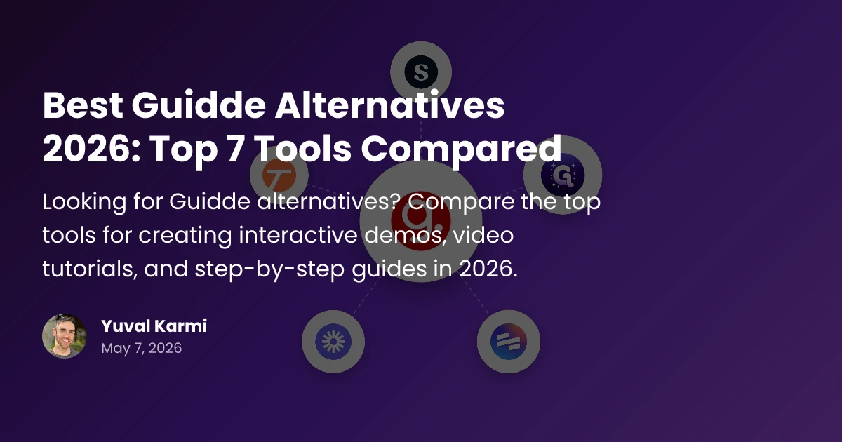 Best Guidde Alternatives 2026: Top 7 Tools Compared | Glitter AI
