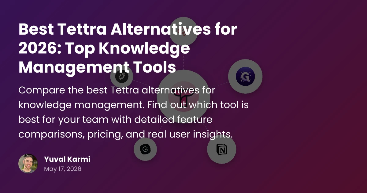 Best Tettra Alternatives 2026: Top Knowledge Management Tools Compared ...