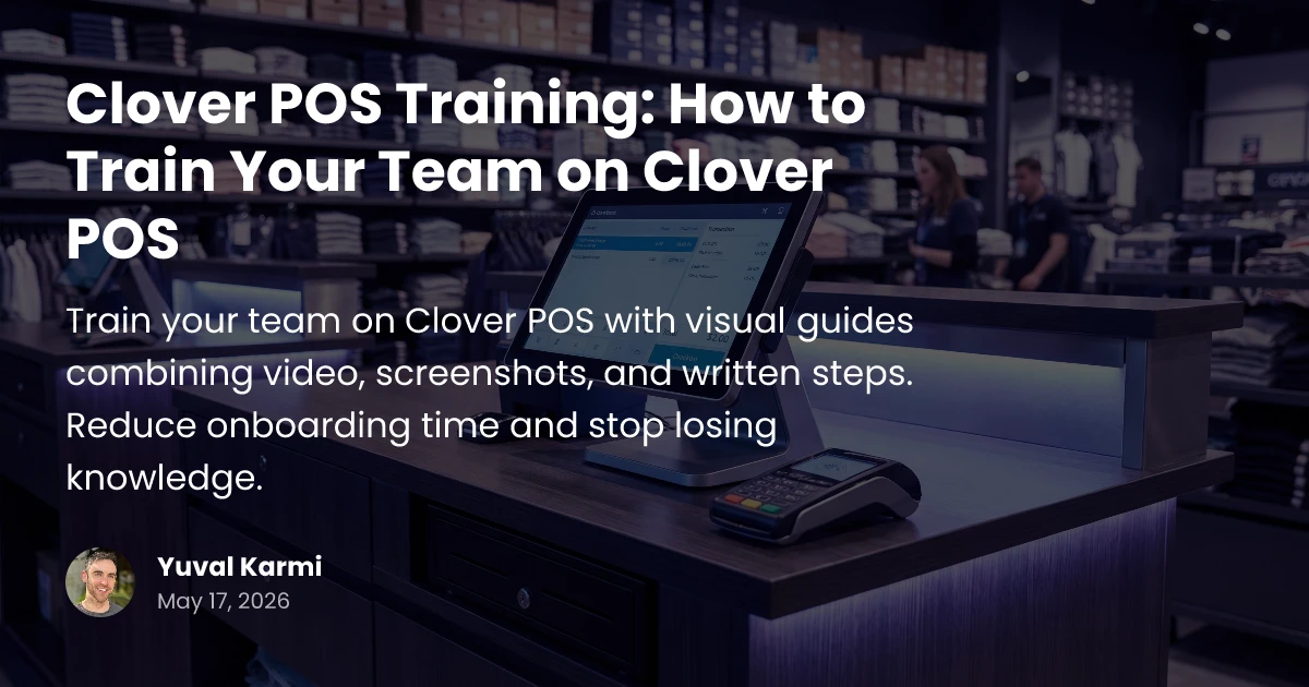 Clover POS Training: How to Train Your Team on Clover POS | Glitter AI