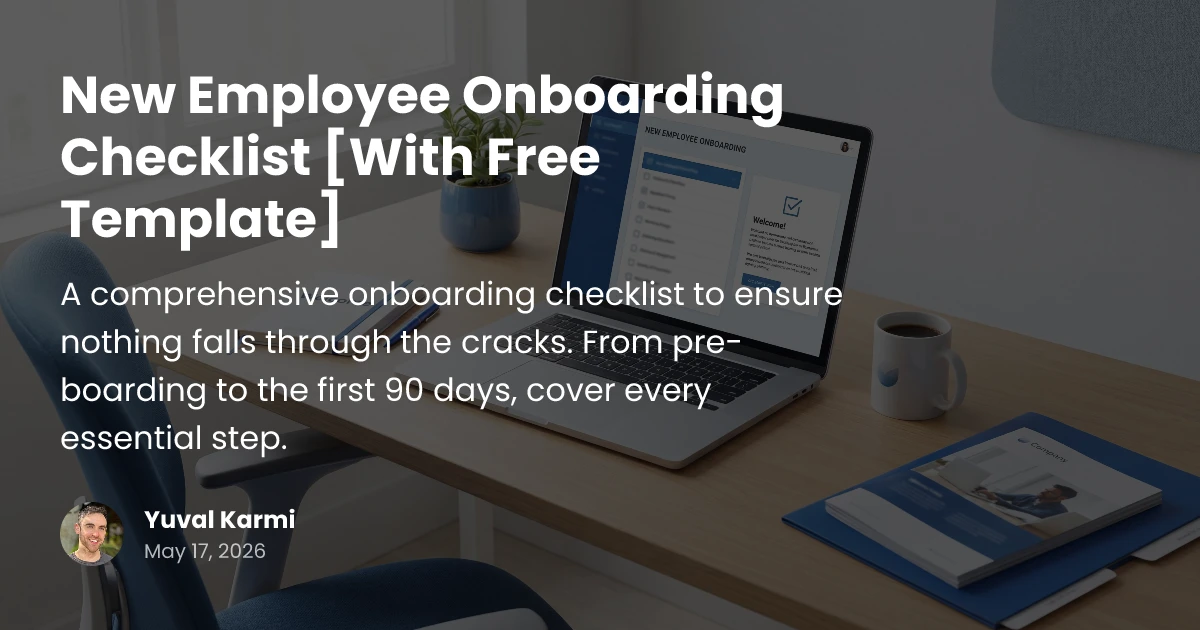 New Employee Onboarding Checklist | Complete Guide 2026 | Glitter AI