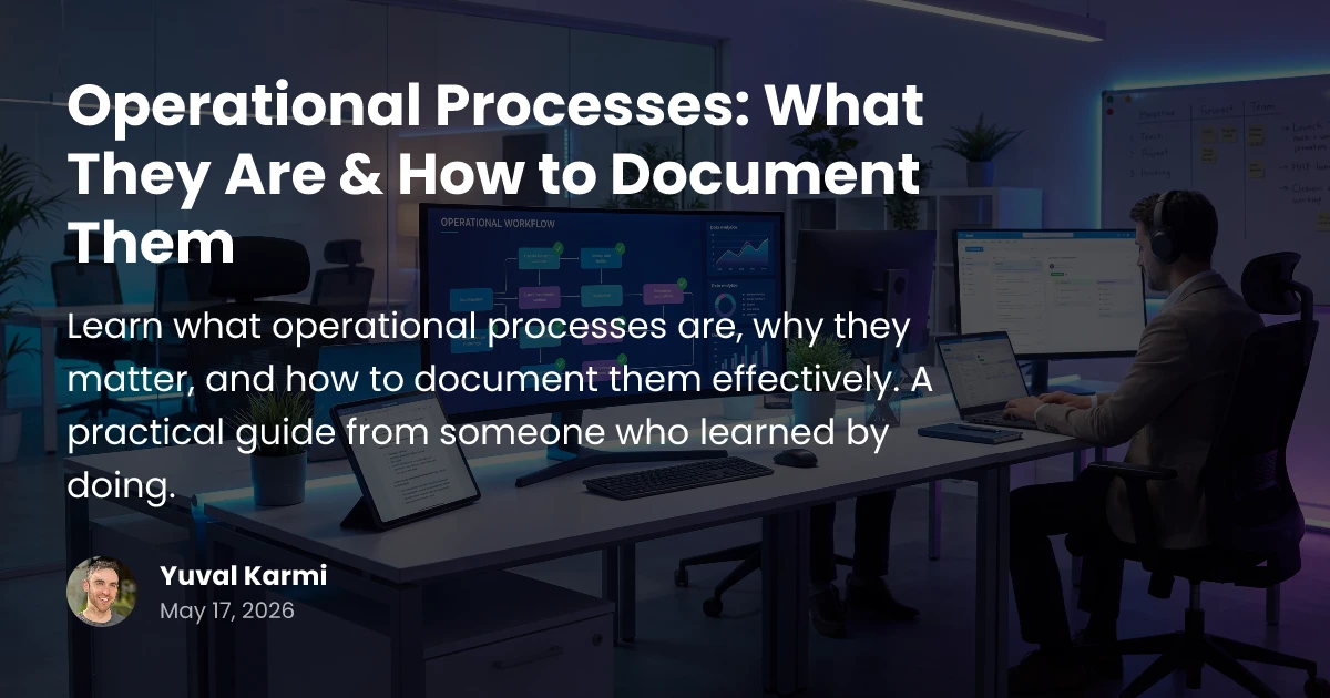 Operational Processes: What They Are & How to Document | Glitter AI