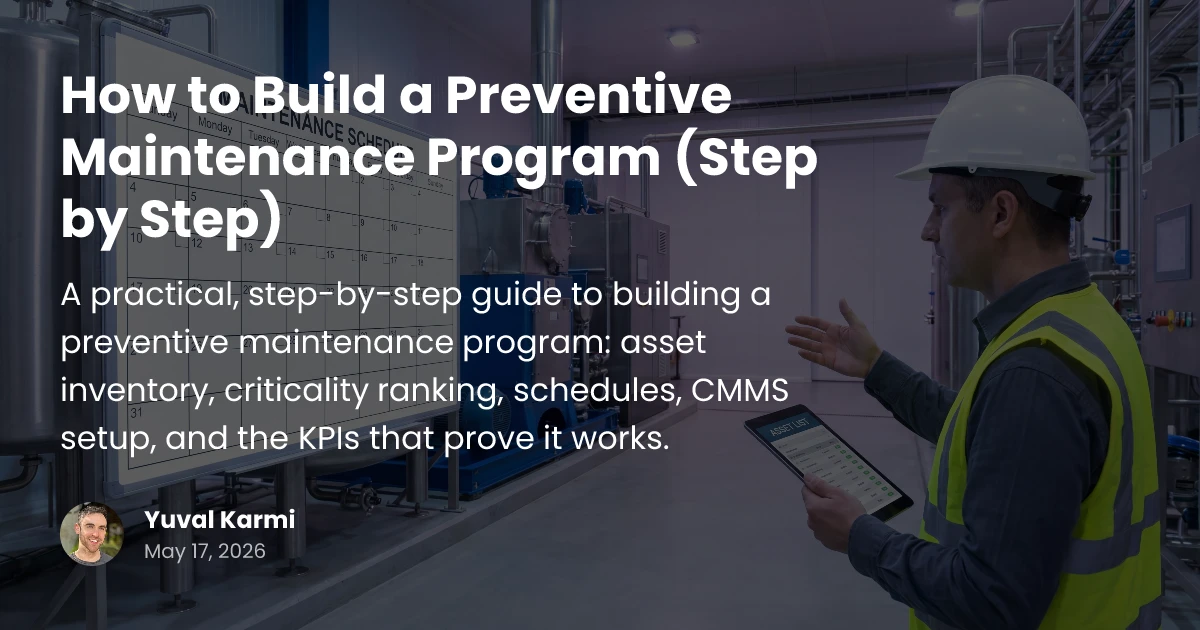 How to Build a Preventive Maintenance Program | Glitter AI