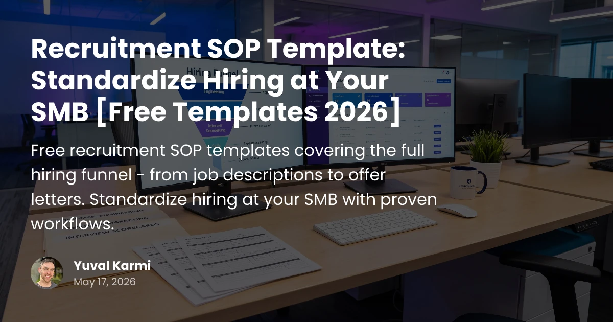 Recruitment SOP Template: Free Hiring SOPs for SMBs [2026] | Glitter AI