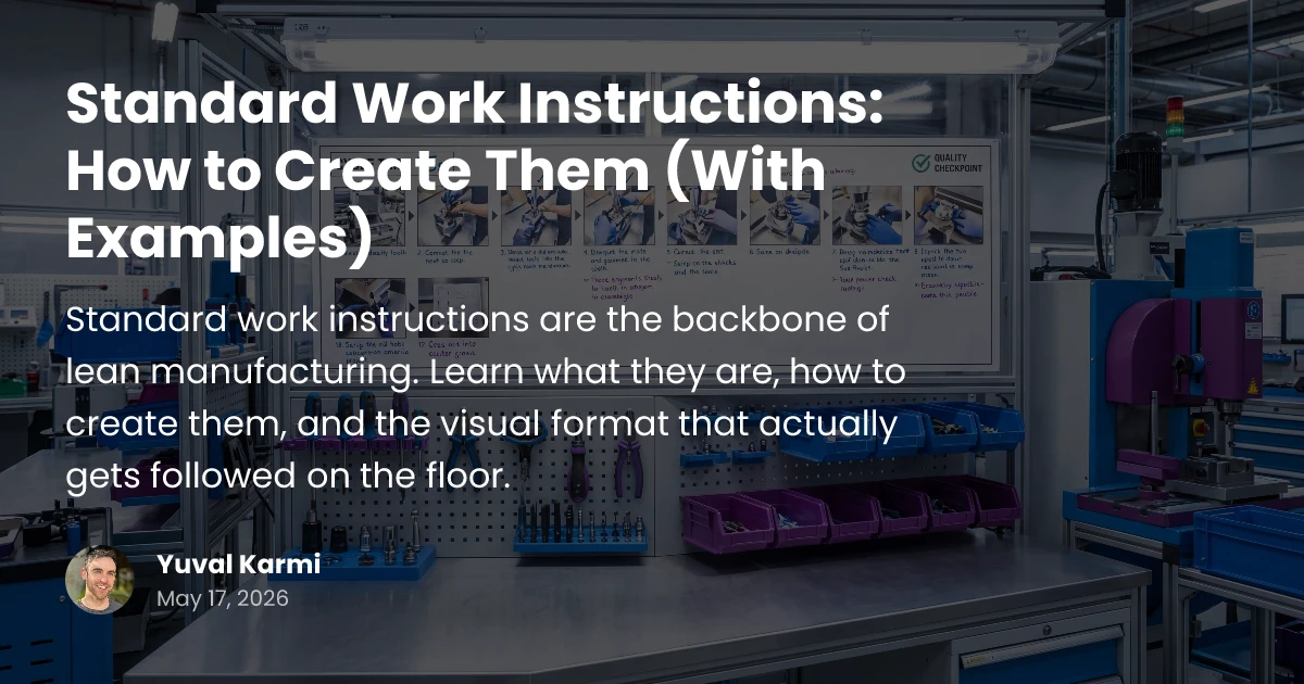 Standard Work Instructions: How to Create Them | Glitter AI