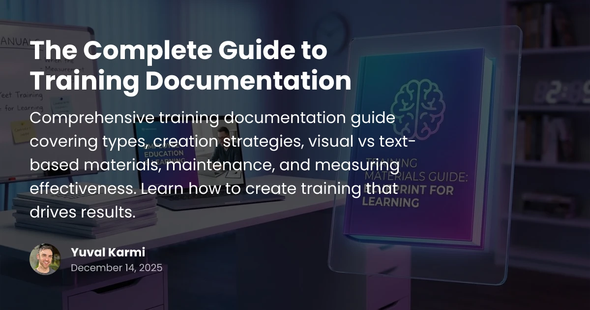 The Complete Guide to Training Documentation | Free Guide | Glitter AI